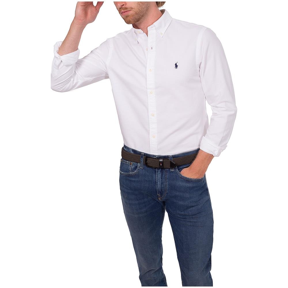 Camicia Uomo Slim In Oxford - Foto 2