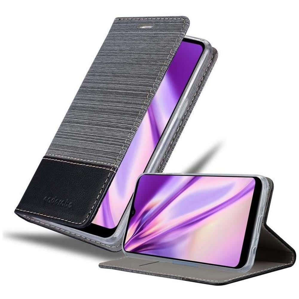Custodia Compatibile Con Lg K50s In Grigio Nero - Coperchio Protettiva Con Chiusura Magnetica, Funzione Stand E Tasca Per Le Carte - Foto 1