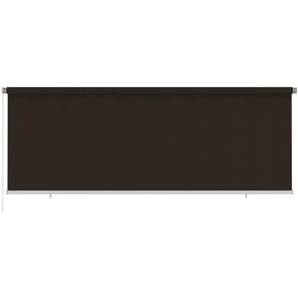 Tenda A Rullo Per Esterni 400x140 Cm Marrone Hdpe - Foto 1