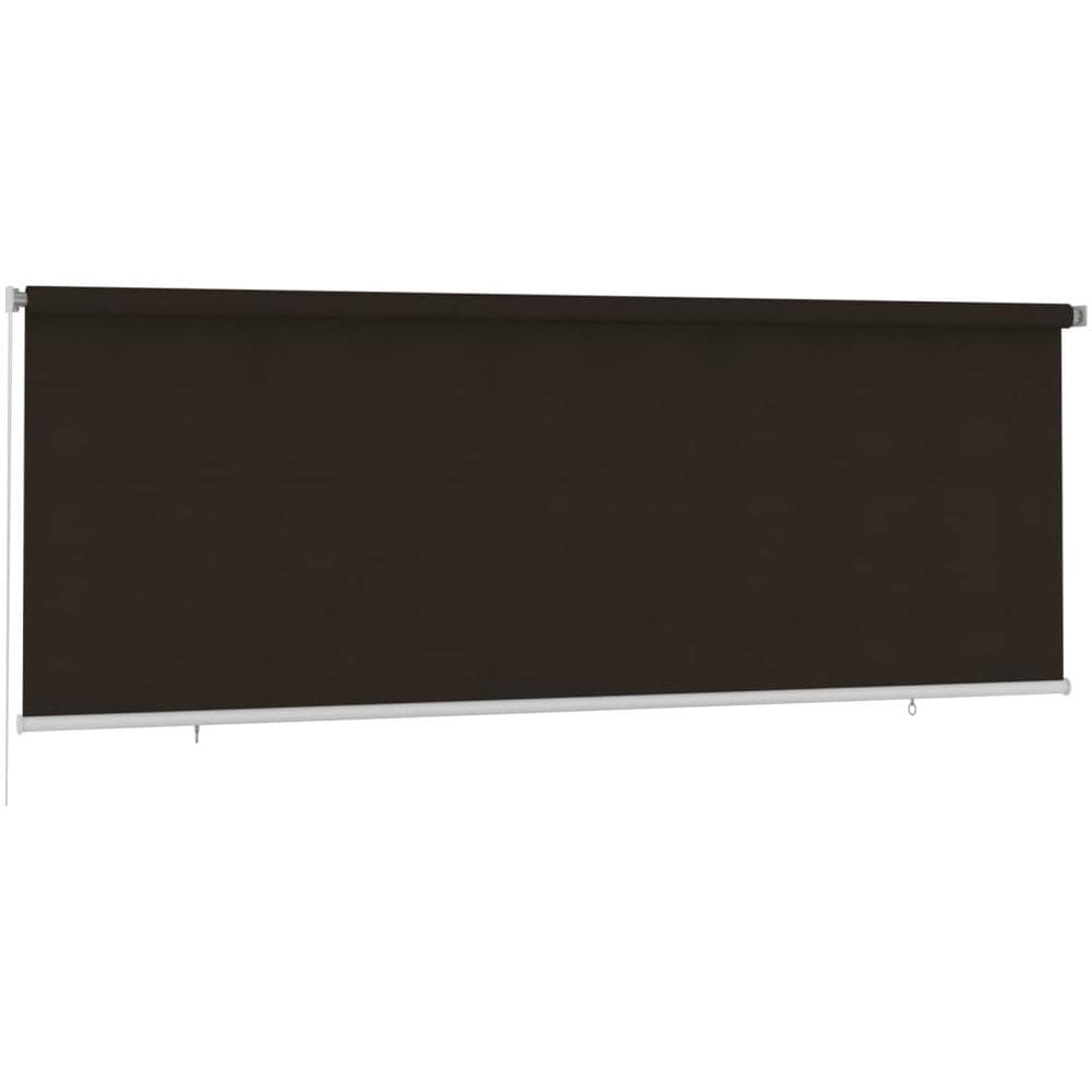 Tenda A Rullo Per Esterni 400x140 Cm Marrone Hdpe - Foto 3