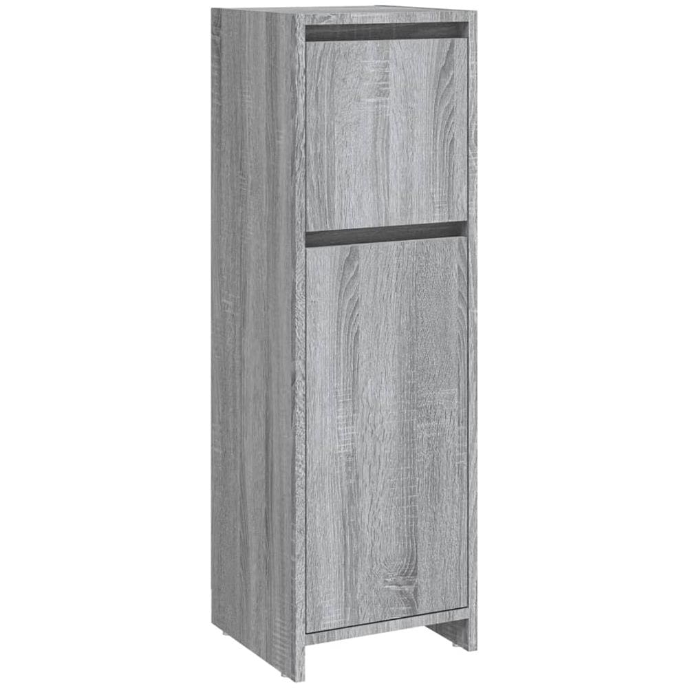 Armadietto Bagno Grigio Sonoma 30x30x95 Cm In Legno Multistrato - Foto 2