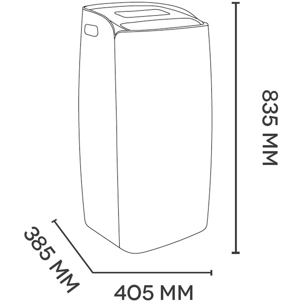 Milo Plus Condizionatore Portatile con Pompa di Calore 13000 Btu / h Classe A / A++ - Foto 10
