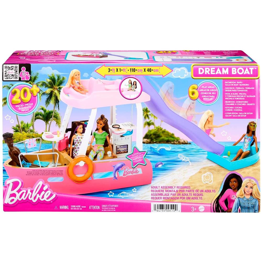 Playset Mattel Hjv37 Barbie Barca Dei Sogni Con Scivolo - Foto 2