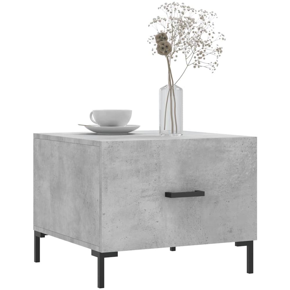 Tavolini Salotto 2pz Grigio Cemento 50x50x40 Legno Multistrato - Foto 3