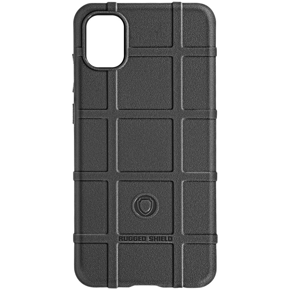 Cover Per Samsung Galaxy A05, Silicone Antiscivolo Rilievo Rugged Shield Nera - Foto 1