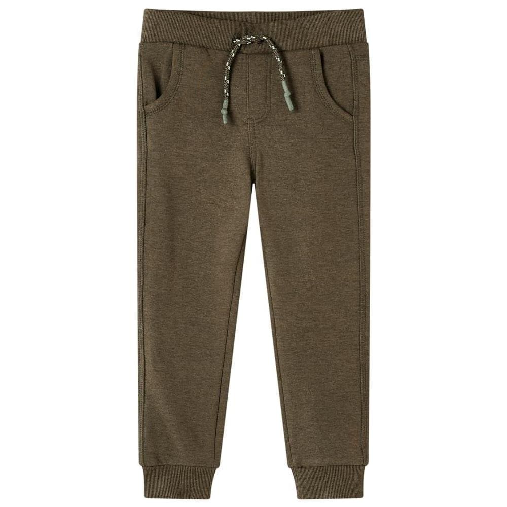 Pantaloni Tuta per Bambini Cachi Mélange 116 - Foto 1