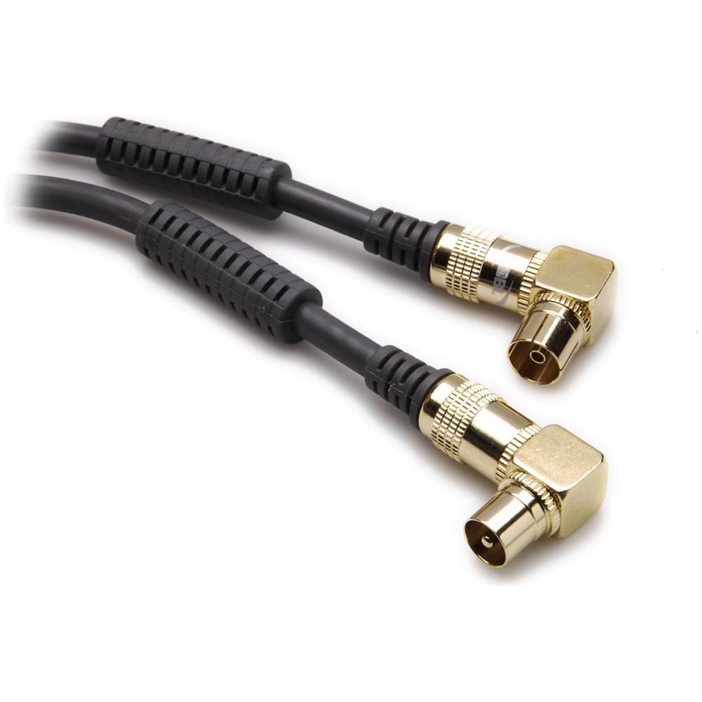 Cavo Antenna Professionale M / F Con Due Connettori Ad Angolo 90° - Foto 1