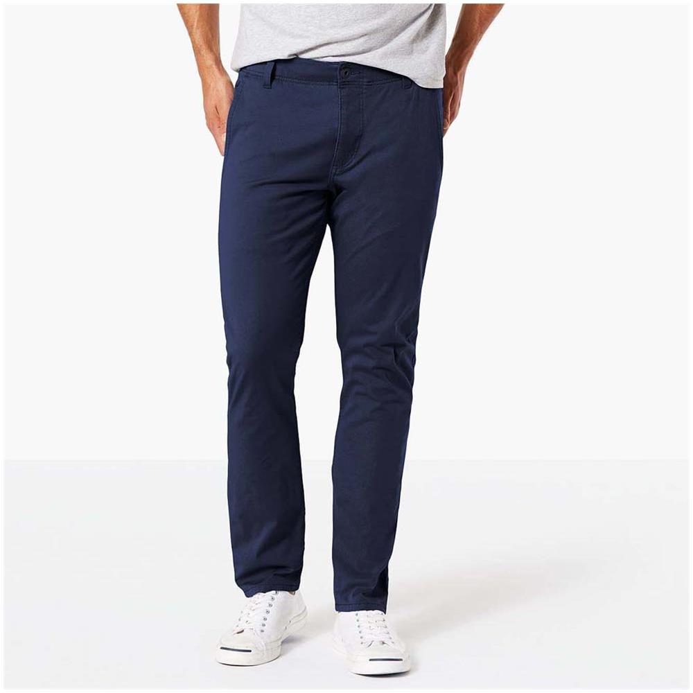 Pantaloni Dockers Alpha Khaki Smart 360 Flex Skinny L34 Abbigliamento Uomo W33-l34 - Foto 1