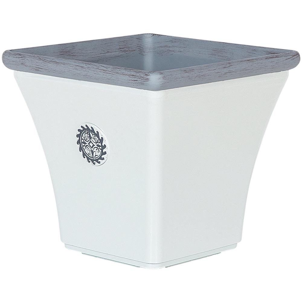 Vaso Di Fiori Bianco 32 X 32 X 31 Cm Elateia - Foto 1