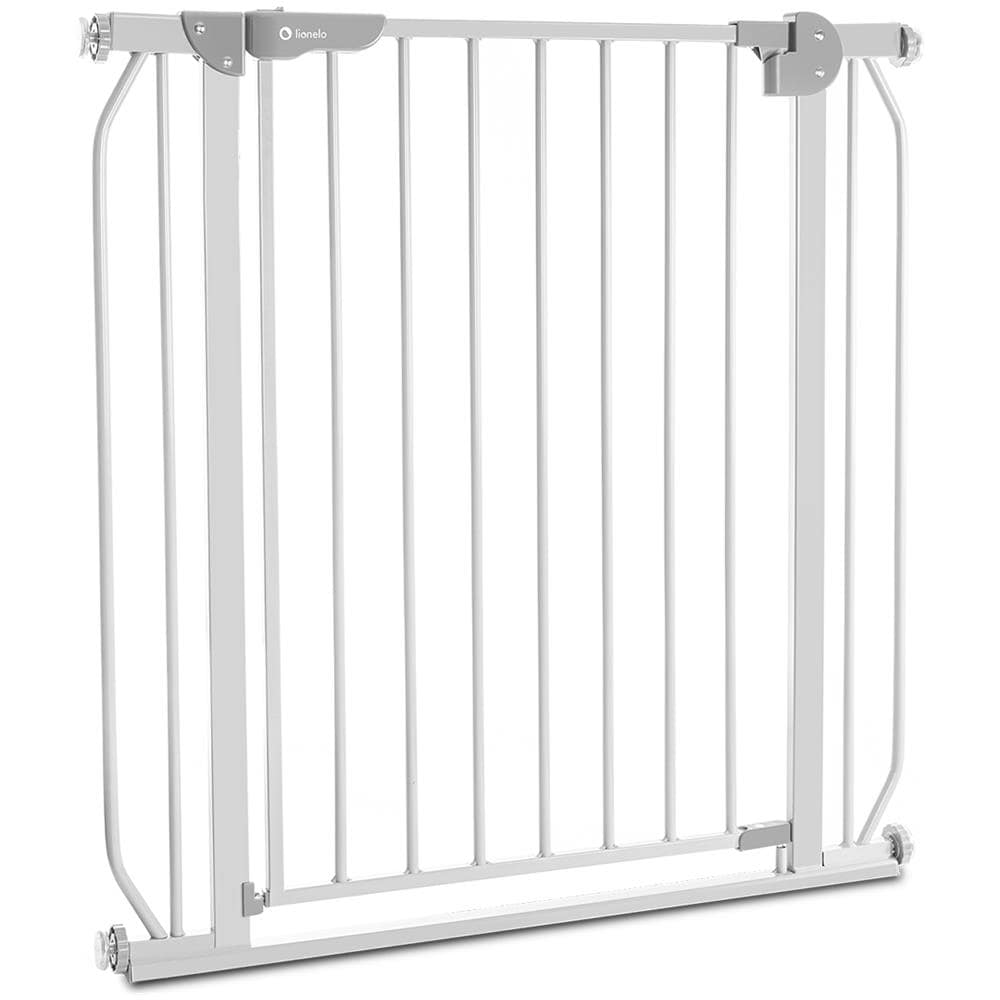 Truus Slim Cancelletto Per Bambini Lunghezza Da 75 Fino A 105 Cm Installazione Senza Perforazione Fissaggio A Pressione Soglia Molto Bassa Doppio Sistema Di Sicurezza (grigio) - Foto 2