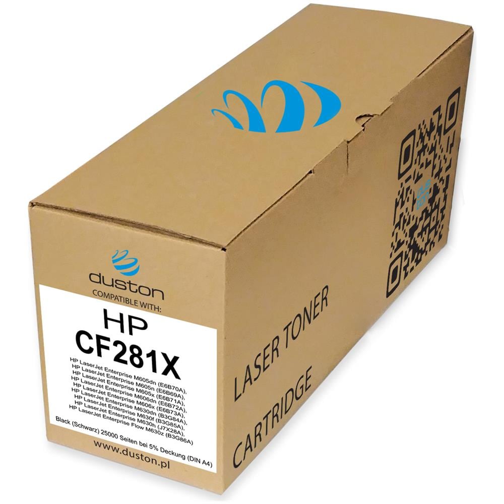 TONER - Cf281x, 81x Negro Compatible Con Hp Laserjet Enterprise M605 M606 M630 - Foto 1