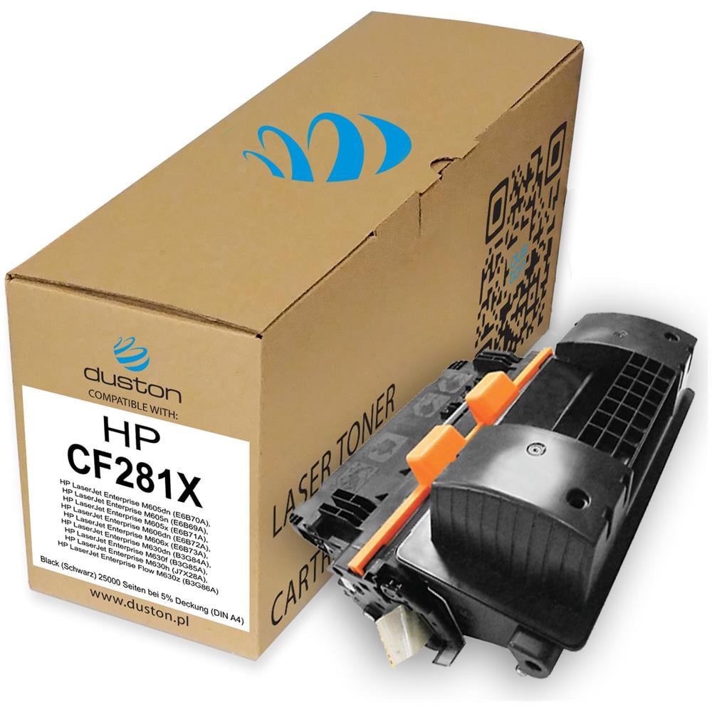 TONER - Cf281x, 81x Negro Compatible Con Hp Laserjet Enterprise M605 M606 M630 - Foto 2