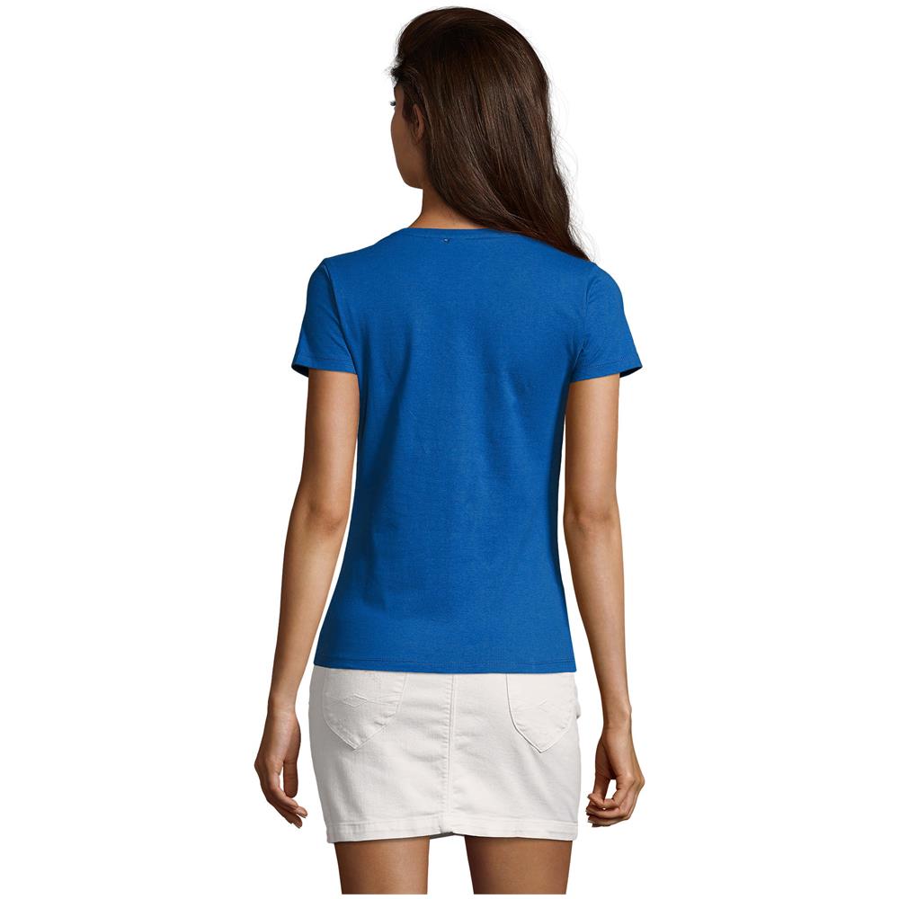 Maglietta Da Donna Imperiale Con Scollo A V Taglia 2xl Blu Reale - Foto 2