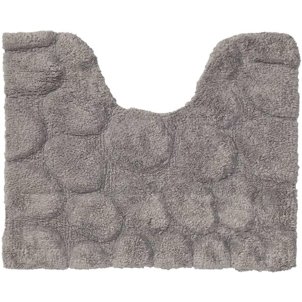 Tappetino da Bagno Pebbles in Cotone 50x60 cm Grigio - Foto 1