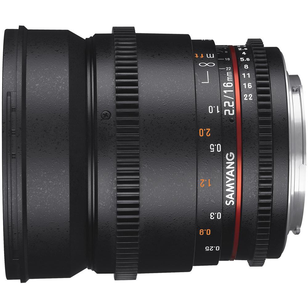 Obiettivo Zoom grandangolare 16mm T2.2 VDSLR ED AS UMC CS II - Foto 2