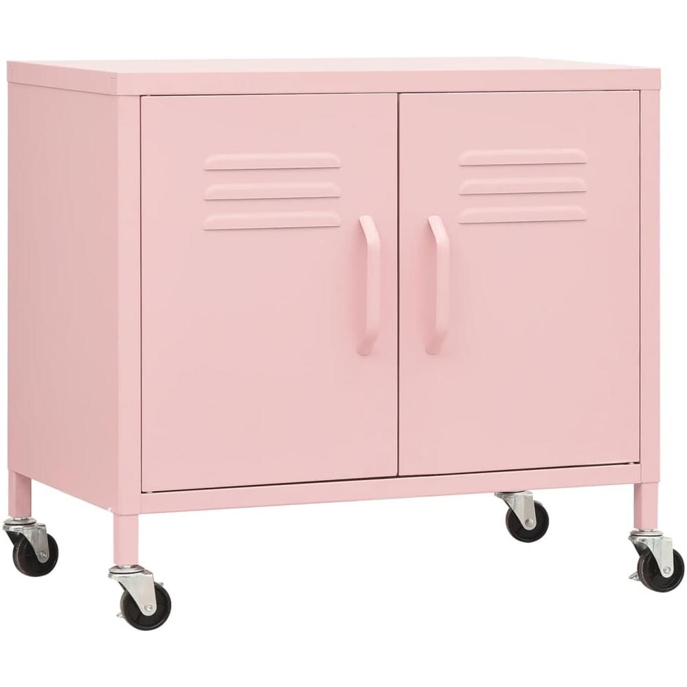 Armadietto Rosa 60x35x56 cm in Acciaio - Foto 2