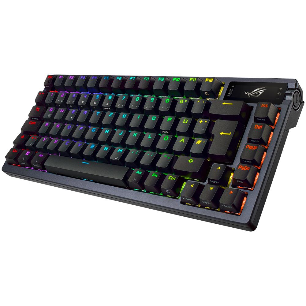 Tastiera Gaming USB Bluetooth Meccanica ROG Azoth Retroilluminata Colore Nero (Layout Italiano) - Foto 2