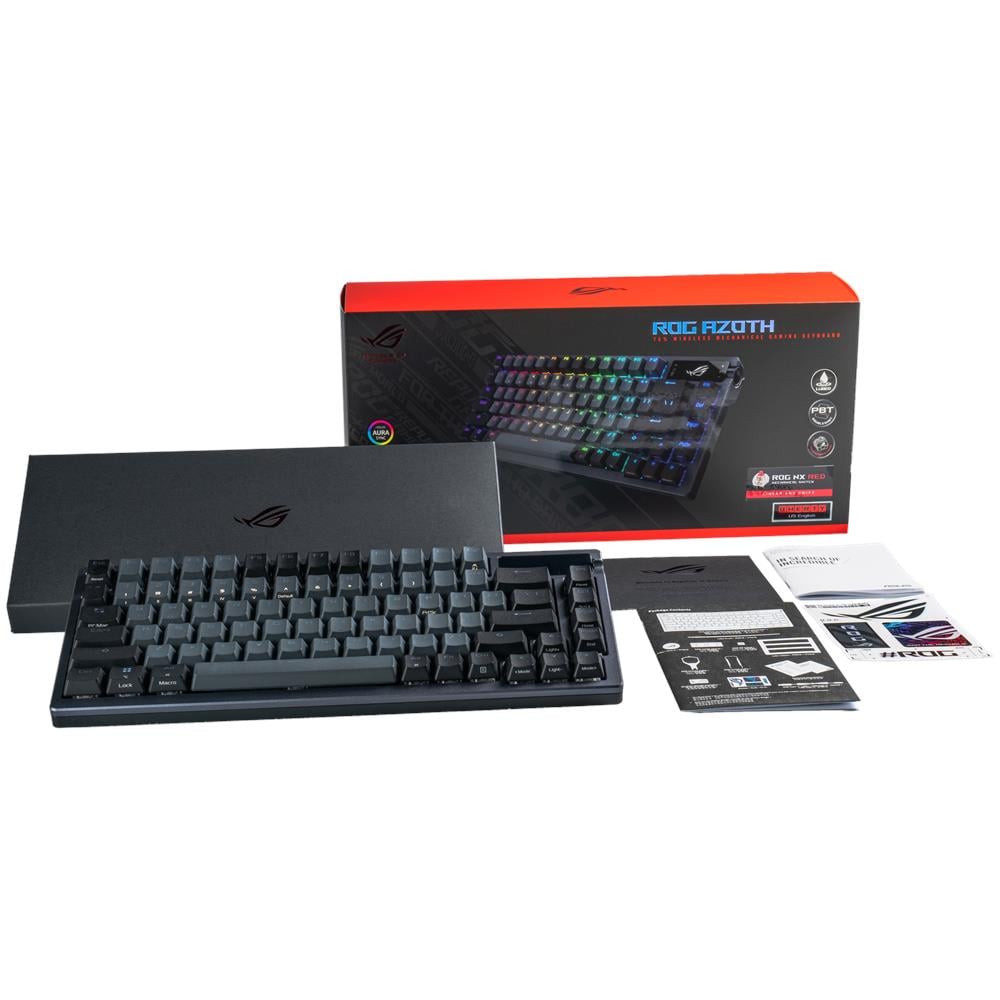 Tastiera Gaming USB Bluetooth Meccanica ROG Azoth Retroilluminata Colore Nero (Layout Italiano) - Foto 3
