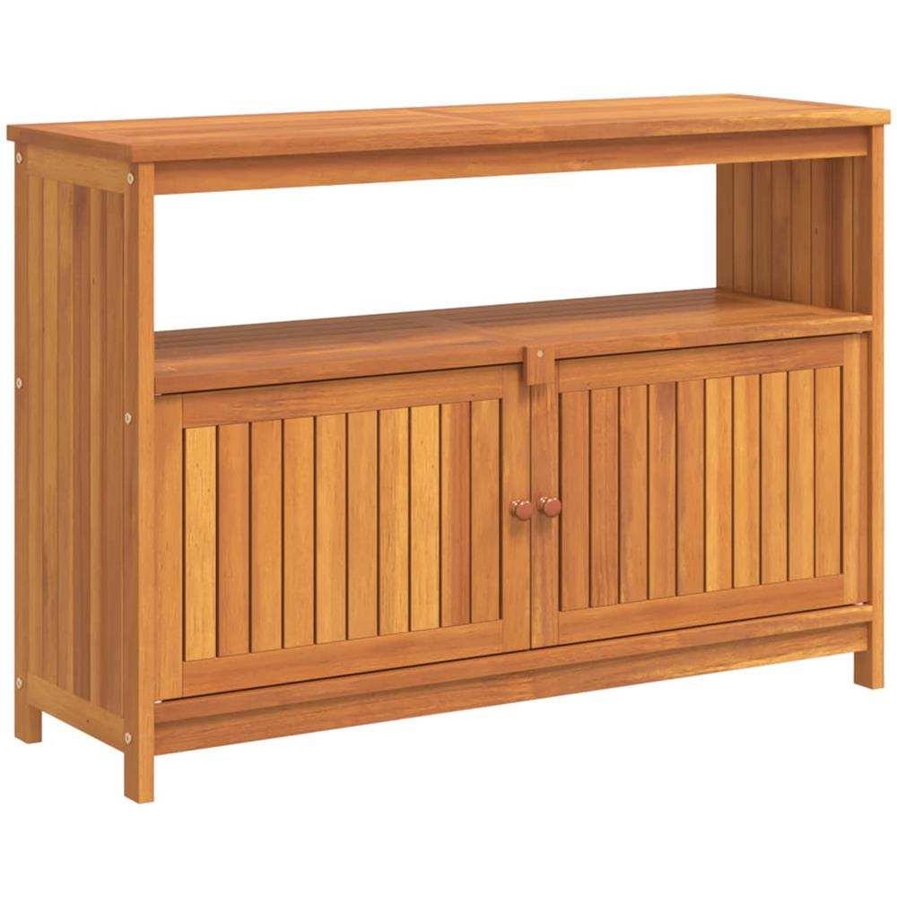 Tavolo Consolle Da Giardino 110x35x75 Cm Legno Massello Acacia - Foto 2