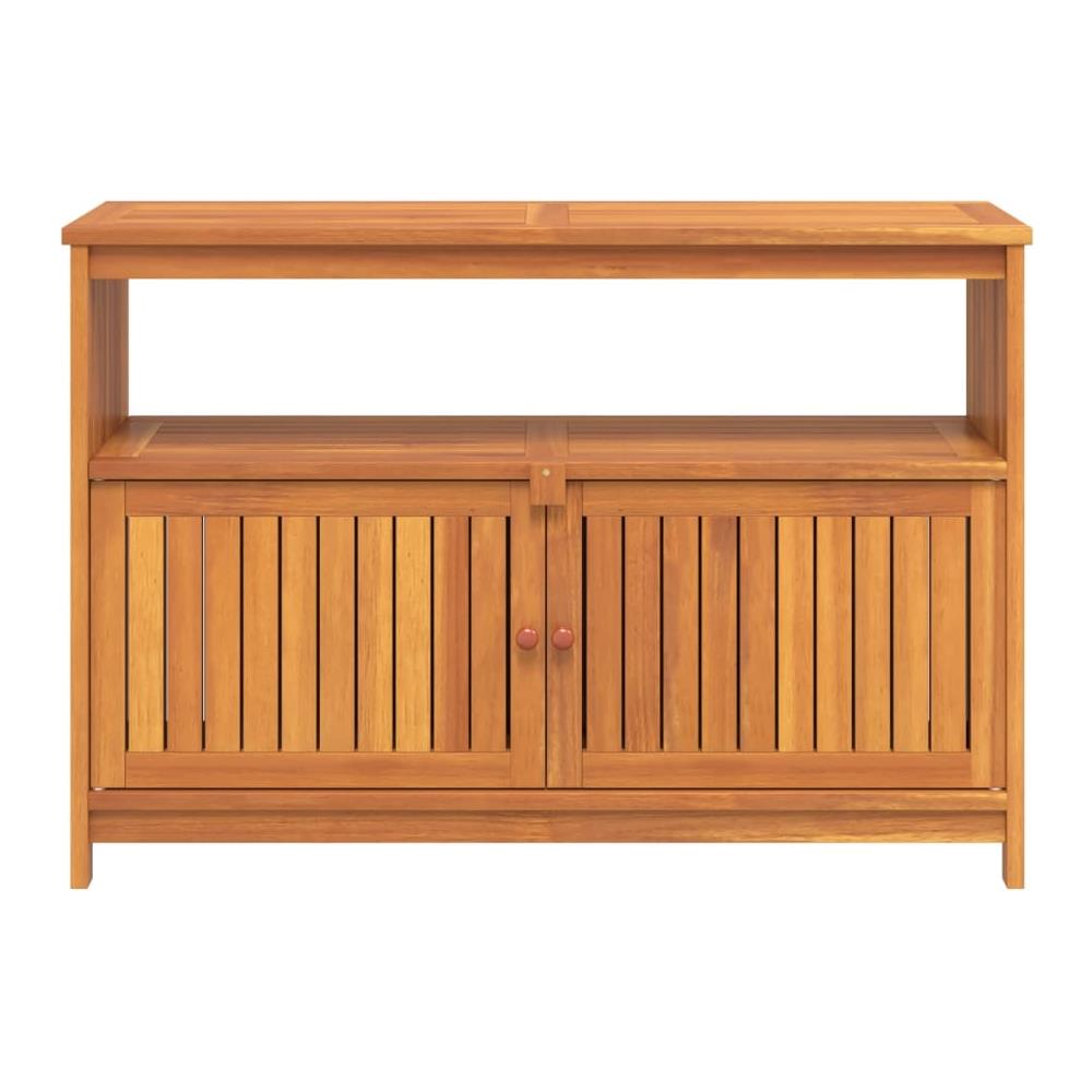 Tavolo Consolle Da Giardino 110x35x75 Cm Legno Massello Acacia - Foto 3