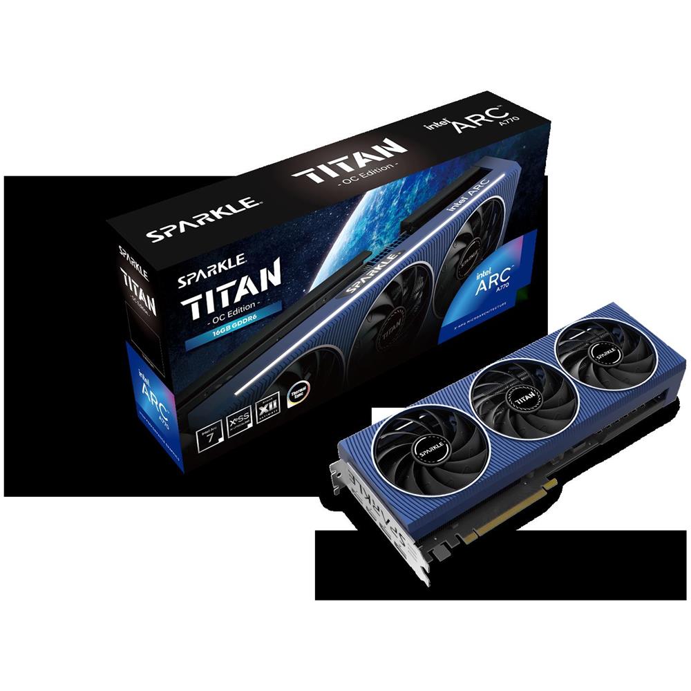 Intel Arc A770 16 GB GDDR6 PCI-E 4.0 3x DisplayPort / 1x HDMI TITAN OC Edition - Foto 11