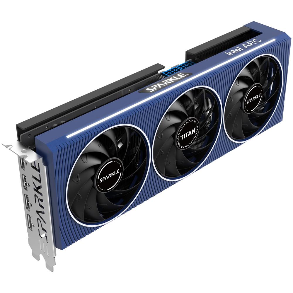 Intel Arc A770 16 GB GDDR6 PCI-E 4.0 3x DisplayPort / 1x HDMI TITAN OC Edition - Foto 2