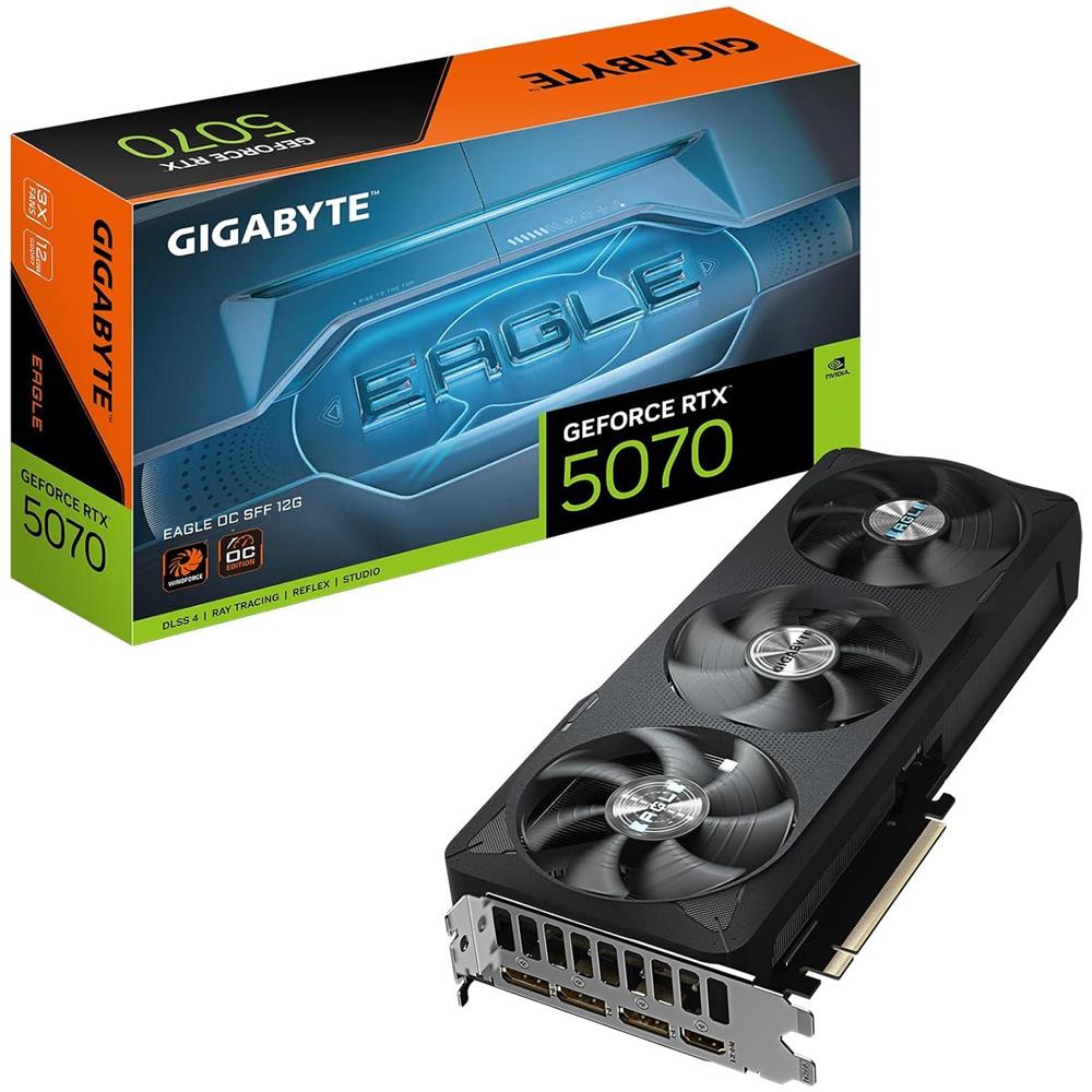 GeForce RTX 5070 EAGLE OC SFF 12G 12GB GDDR7 PCI Express 5.0 - Foto 1