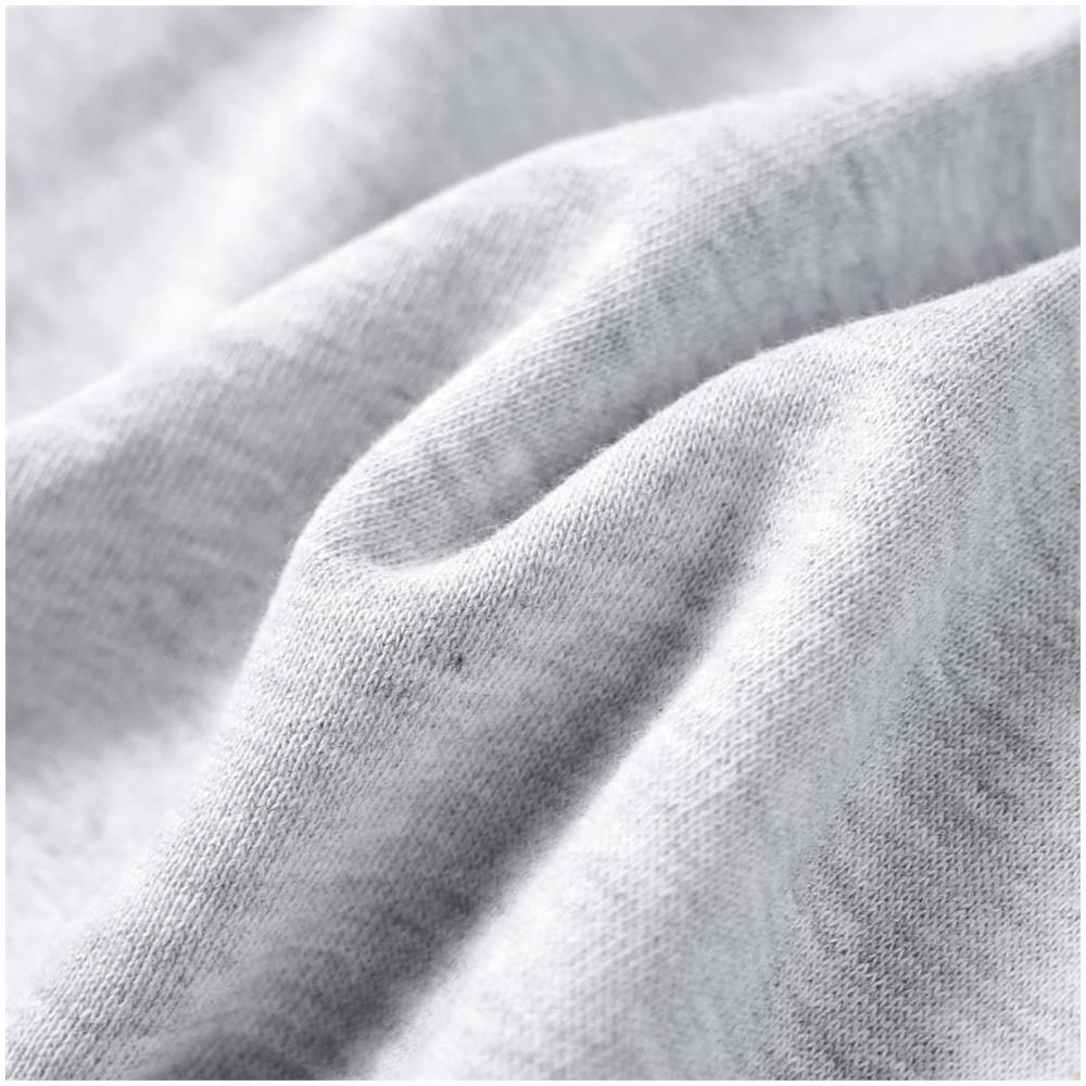 Felpa da Bambino con Cappuccio Grigio Mélange e Arancione 92 - Foto 7