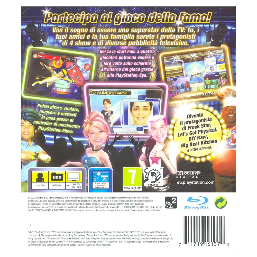 PS3 - TV Superstars Facce da Reality (Software per Playstation Move)  - Foto 2