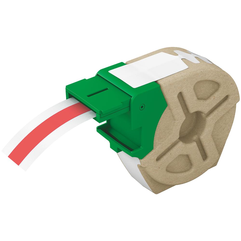 Etichetta multiuso - 127 mm Larghezza x 10 m Lunghezza - 1 Ciascuno - Plastica - Rosso - Foto 1