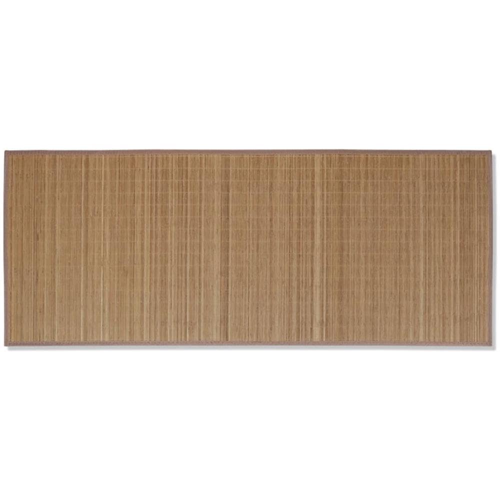 Tappeto Rettangolare in Bamb? Marrone 80 x 300 cm - Foto 15