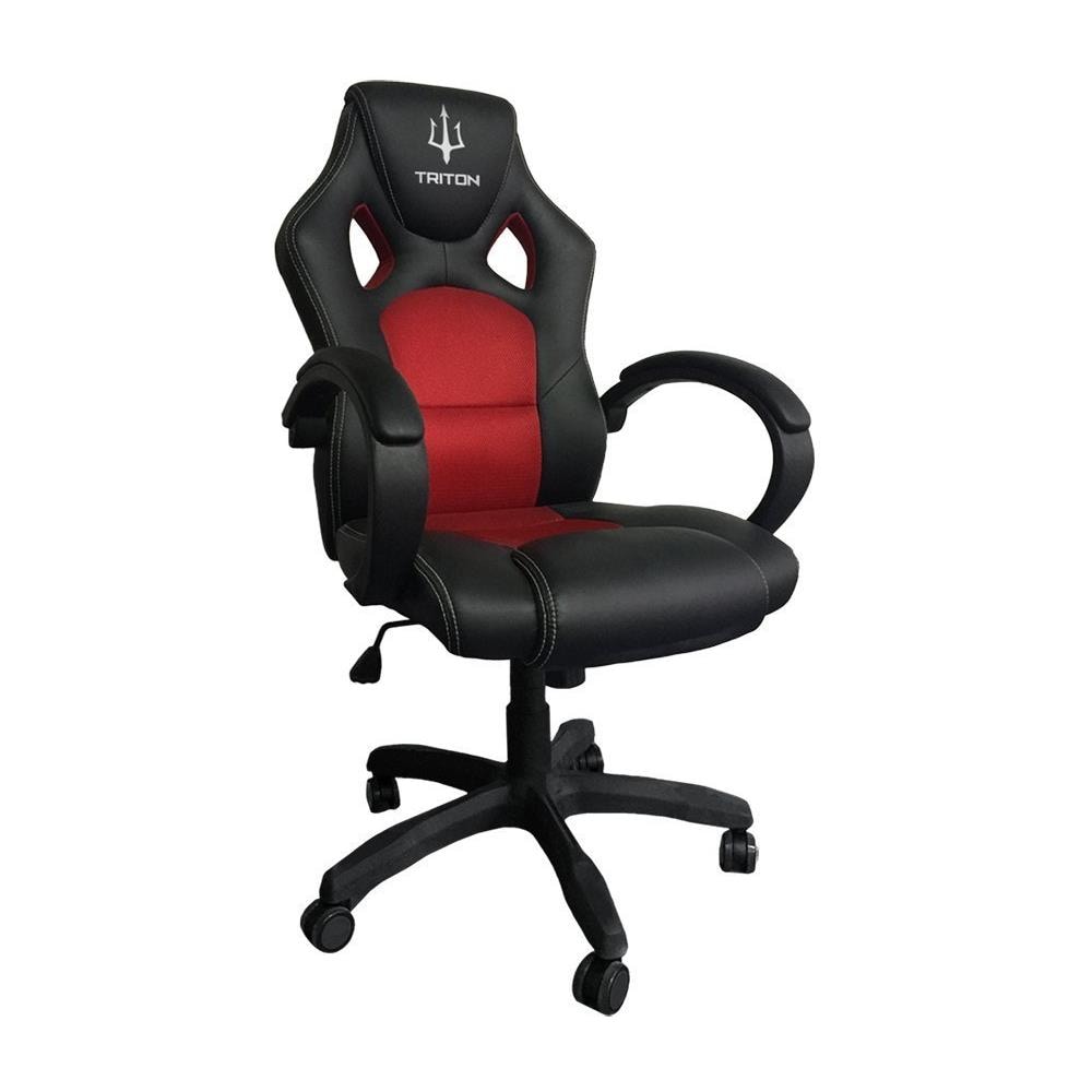 Sedia Gaming A1 in Finta Pelle Colore Nero / Rosso - Foto 2