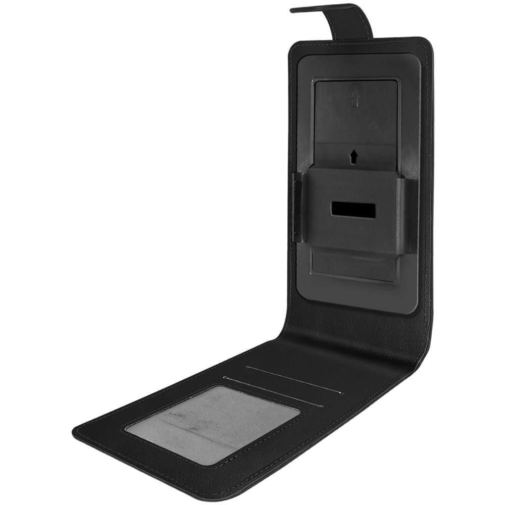 Custodia Smartphone 4,3''"" A 4,7'' Sportellino Portafoglio Universale - Nero - Foto 10