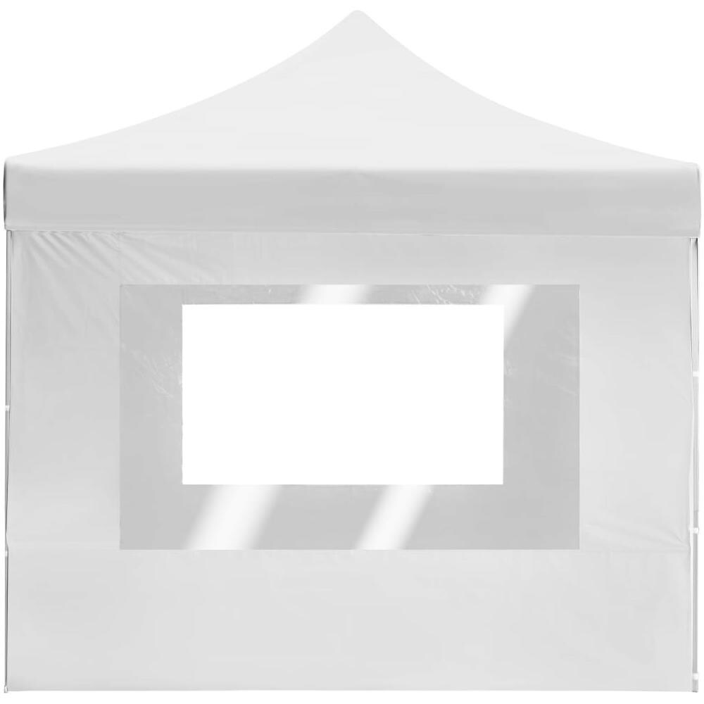 Gazebo Professionale Pieghevole Alluminio Pareti 4,5x3m Bianco - Foto 14