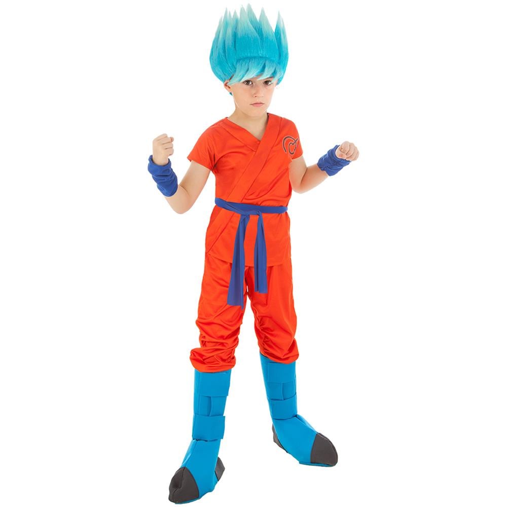 Chaks - Travestimento Goku Super Saiyan Dragon Ball Z Bambino - Taglia: 9/10 Anni (140 Cm) - Foto 1