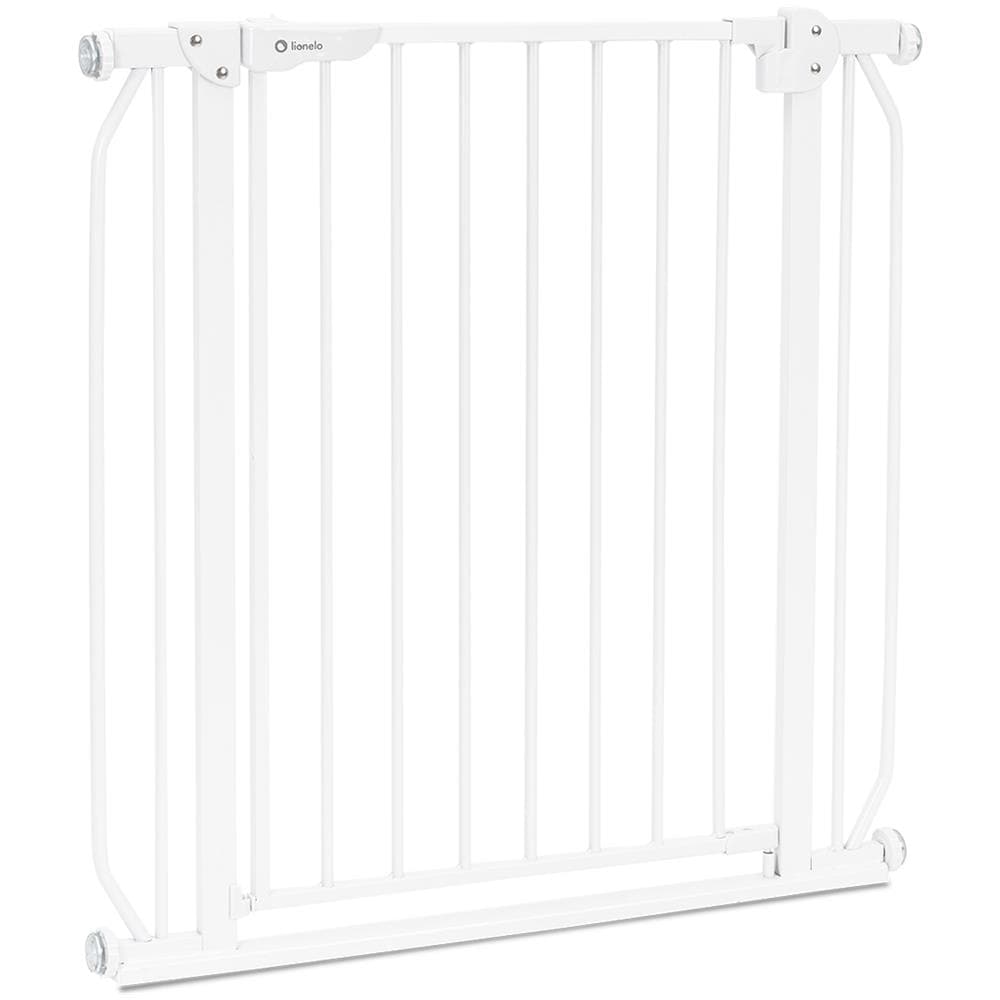 Truus Slim Cancelletto Per Bambini Lunghezza Da 75 Fino A 105 Cm Installazione Senza Perforazione Fissaggio A Pressione Soglia Molto Bassa Doppio Sistema Di Sicurezza (bianco) - Foto 2