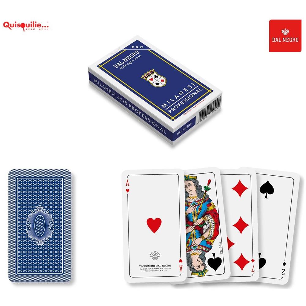 Milanesi, Carte Da Gioco Regionali Qualità Extra Made In Italy - Extra Carte Regionali - Di Società - Foto 1