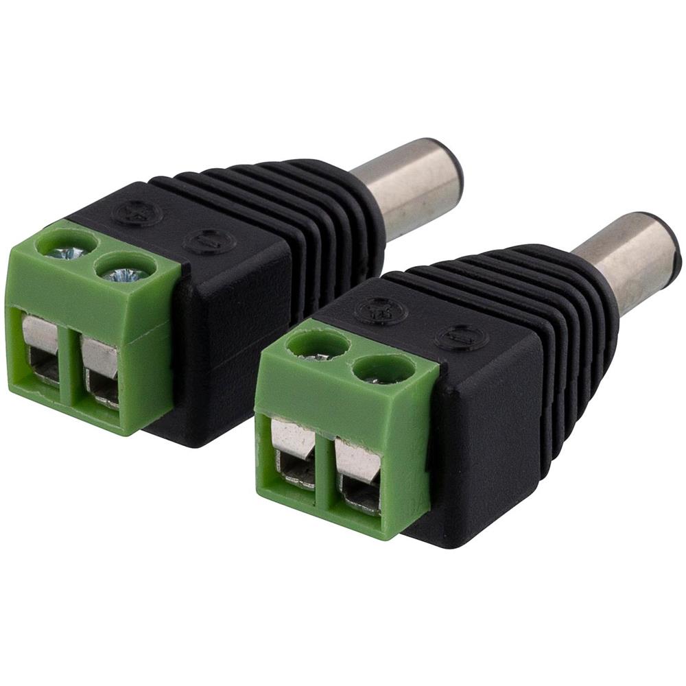 Morsettiera A Vite A 2 Pin Per 5,5 Cc, Confezione Da 2, Fissaggio A Vite, 5,5 Cc Maschio, - Foto 1