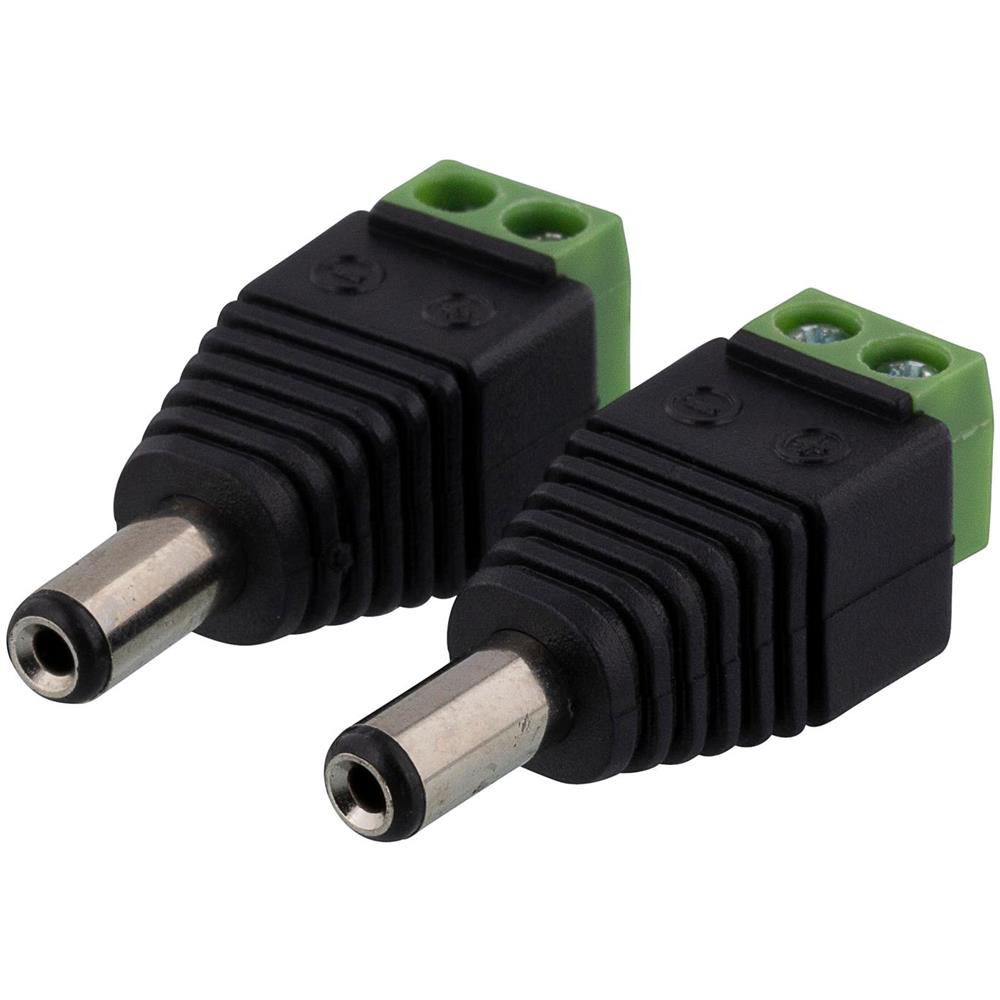 Morsettiera A Vite A 2 Pin Per 5,5 Cc, Confezione Da 2, Fissaggio A Vite, 5,5 Cc Maschio, - Foto 3