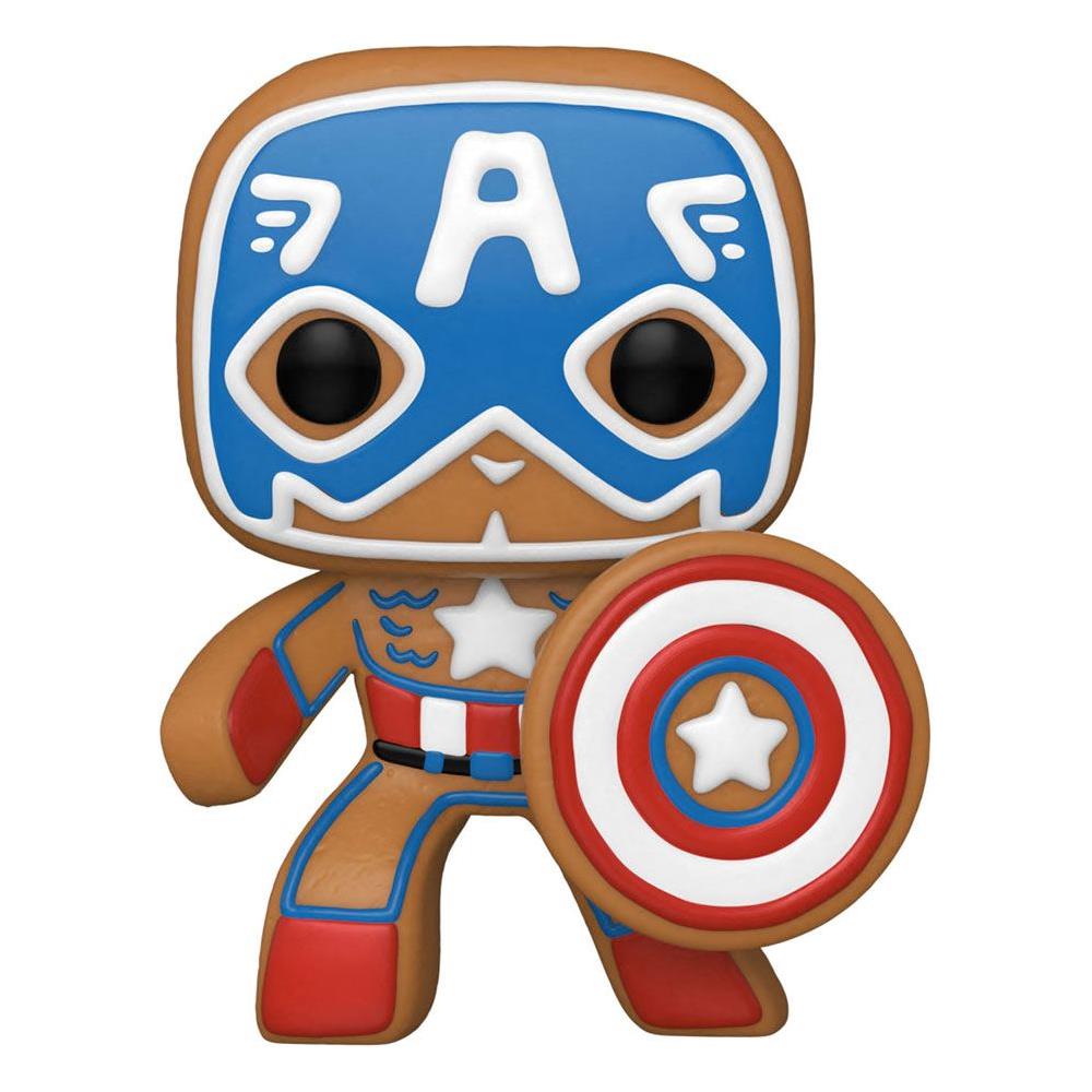 Marvel: Pop! - Holiday - Gingerbread Captain America (Vinyl Figure 933) - Foto 1