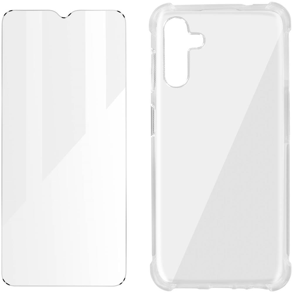 Kit Protezione Samsung A13 5g / A04s Cover Flessibile + Vetro Temperato - Foto 1