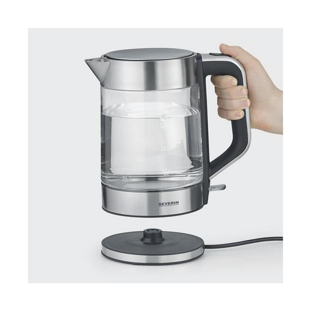 Bollitore Cordless 1.7l 2200w In Acciaio Inox - 3420 - Foto 2