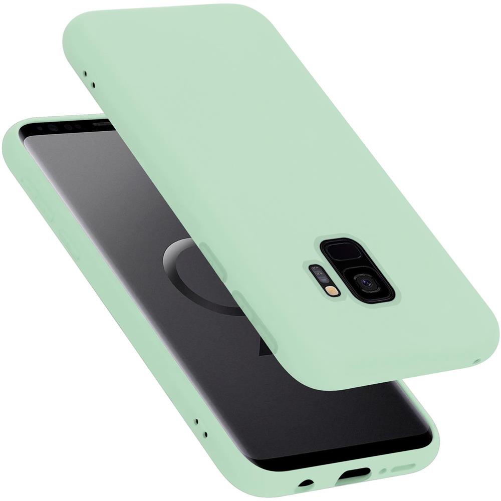 Custodia Compatibile Con Samsung Galaxy S9 In Liquid Verde Chiaro - Coperchio Protettivo In Silicone Tpu Flessibile - Foto 1