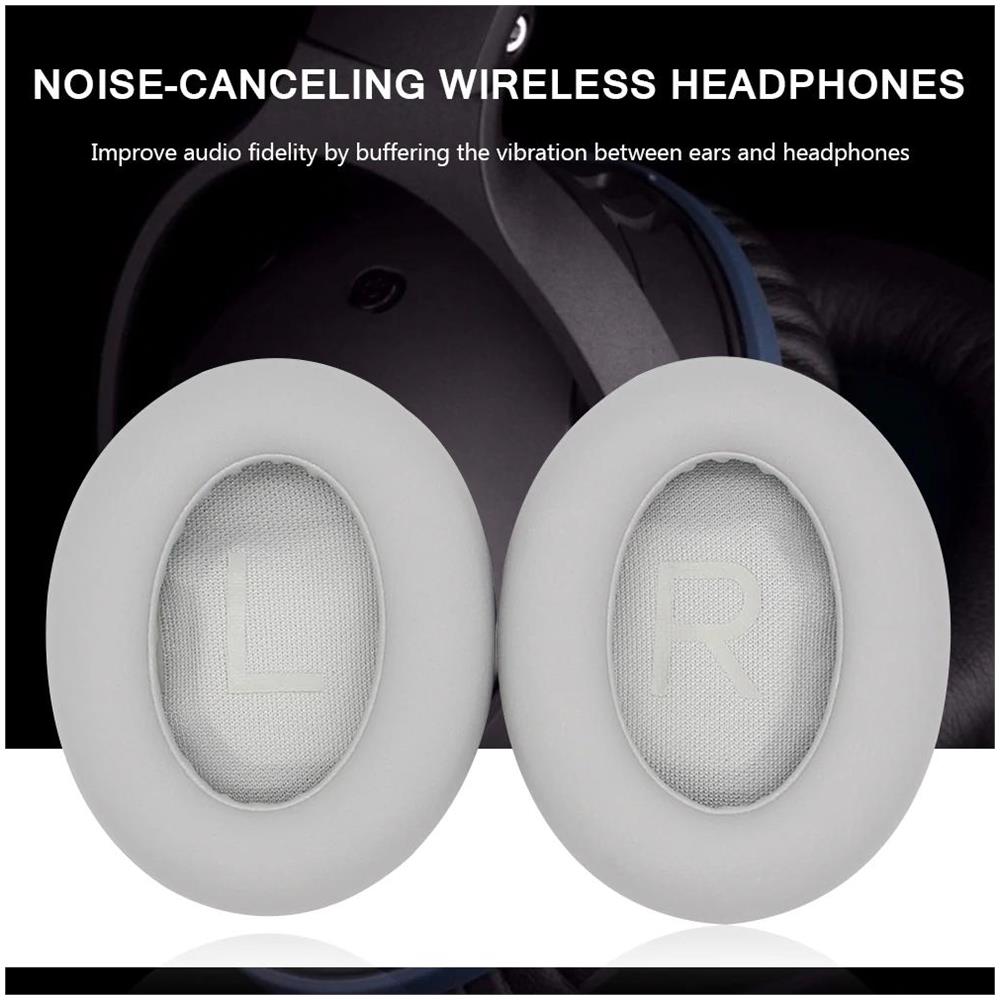 Cuscinetti Auricolari Per Bose 700/nc700 In Pelle Artificiale 1 Paio Grey - Foto 2