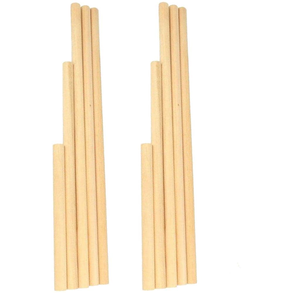 10 Bastoncini Di Legno Per Macrame - Foto 1