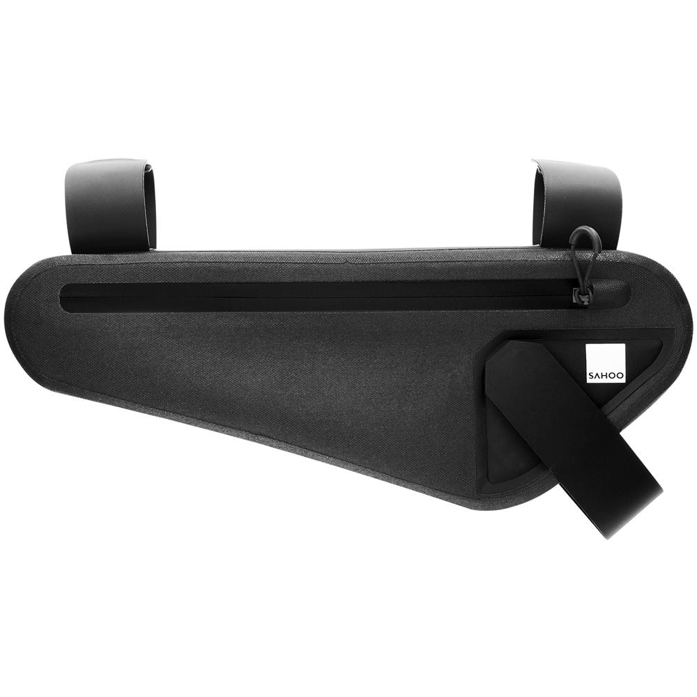 Borsa Bici Multiuso Nera - Impermeabile Con Tasche Multiple E Cinghia Crossbody - Foto 12