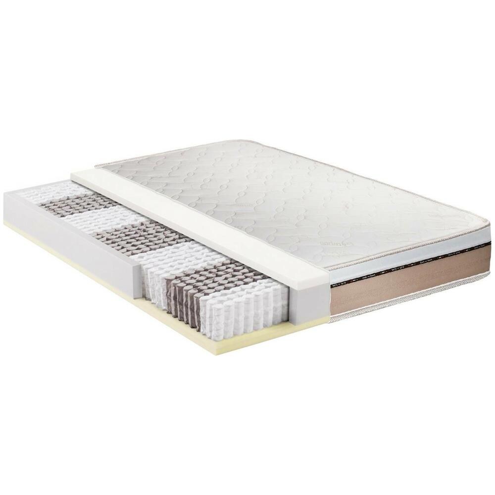 Materasso Piazza E Mezza Fenice, Materasso Memory Foam, Materasso Ergonomico, Materasso A Molle Insacchettate, 100% Made In Italy, 120x190xh25 Cm - Foto 3