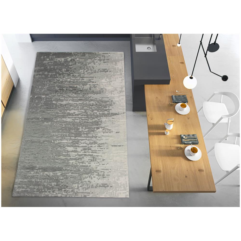 Tappeto Passatoia Cucina Corsia Retro Antiscivolo Disegno Tamigi Colore Grigio By Suardi 55x80 Grigio - Foto 1
