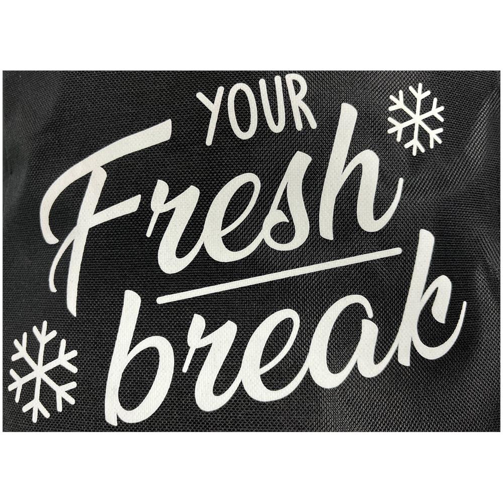 Borsa Termica Frigo Porta Pranzo Spiaggia Lavoro Scuola Fresh Break Vari Colori E Misure 11l Nero - Foto 4