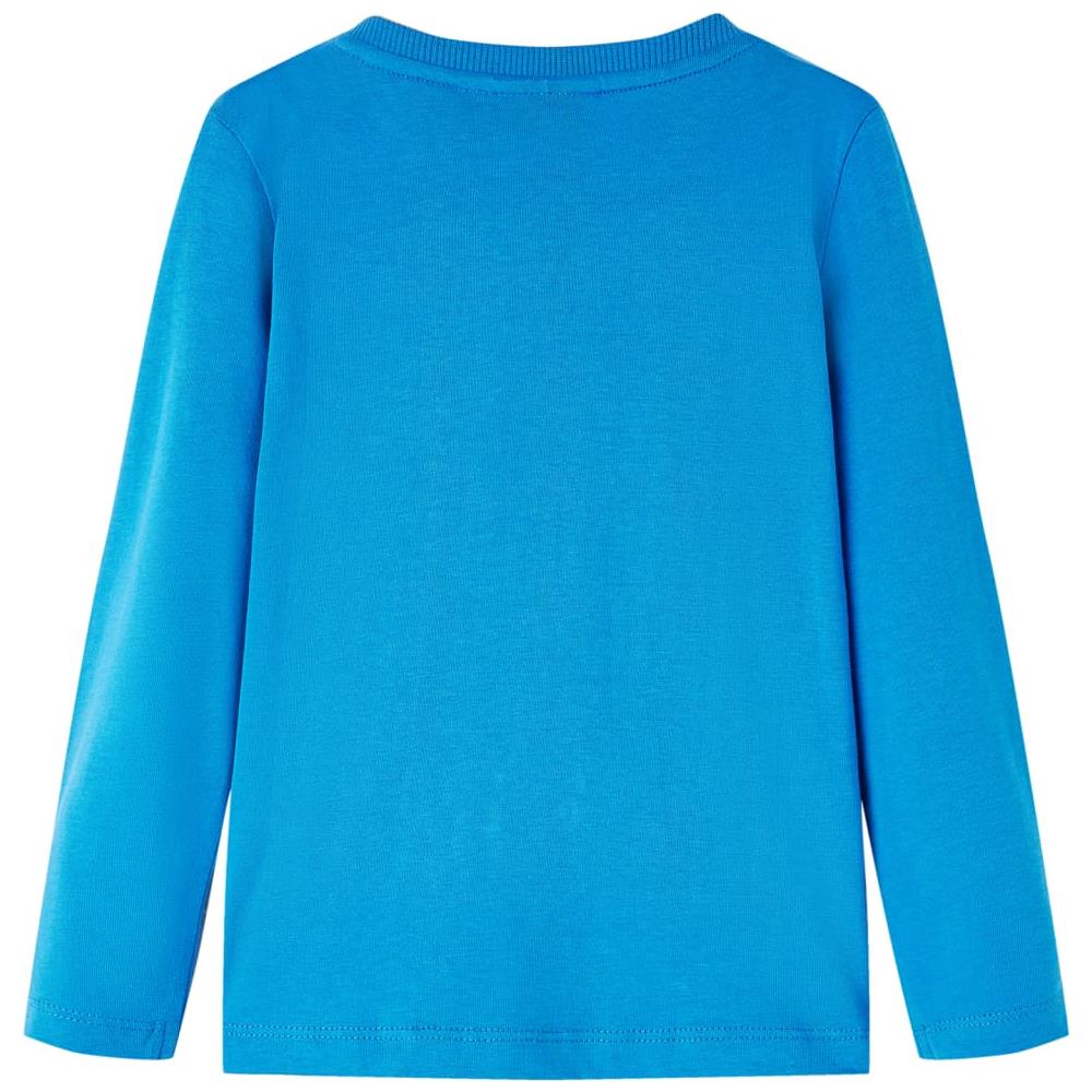 Maglietta Da Bambino A Maniche Lunghe Stampa Tigre Blu Cobalto 92 - Foto 2